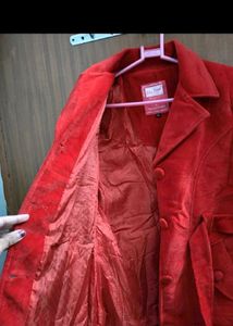 Red Velvet Blazer