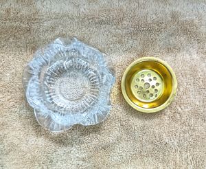Glass Flower Incense Burner(1piece)