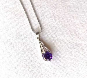 Purple 💜 Diamond Necklace 💖😍