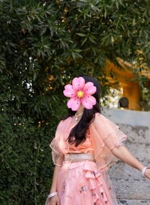 Elegant Floral Lehenga Choli Set💗