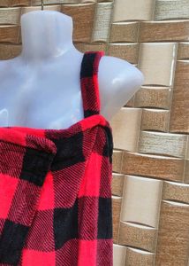 Red &amp; Black  Bathrobe