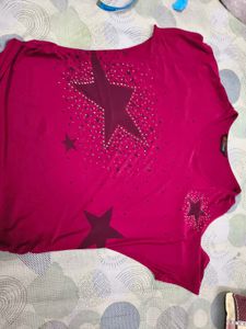 Beautiful sleeve cut top for women in xl size