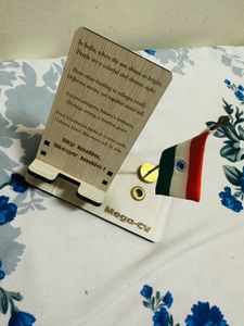 Table Decor Mobile Holder India Flag