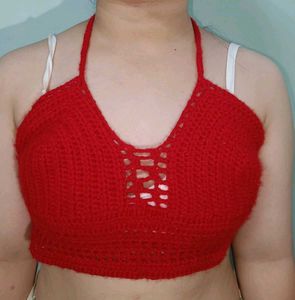 Red bra beach wear💖