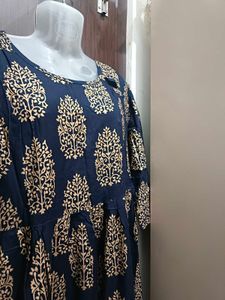 New Black And Golden Naira Kurta