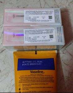 2 Face Serum 1 Suncream