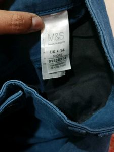 Vintage Top &amp; Blue Pants Set