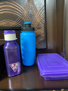 2 Bottles And Tiffin Box Combo