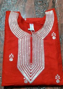 Red New Kurtis With Tags.