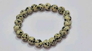 Dalmatian Jasper Stone Bracelet