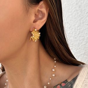 Golden Bloom studs