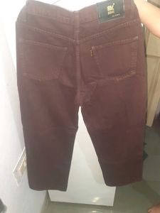 Brown Denim Jeans Waist 30