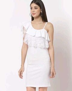 Cotton Bodycon Lace Dress