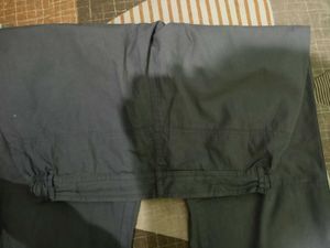 Gray Casual Trousers