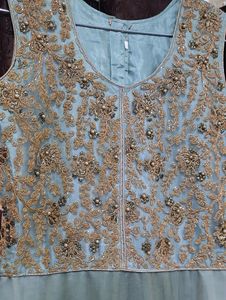 Elegant Mint Green Anarkali