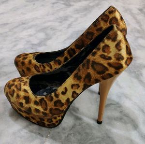 Leopard Heels 7inche Heels