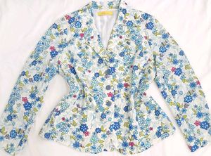 Floral Print Blazer