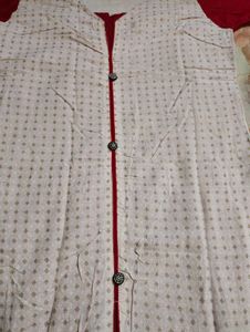 Embroidered Long Kurta 🤍❤️