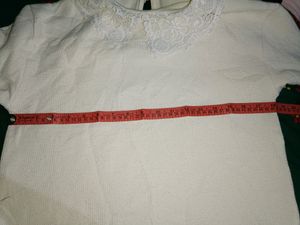 Winter White Tunics/ Sweatshirt Top For Women, Siz