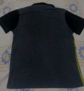 Stylish Green Printed Polo T-Shirt | Trendy Casual