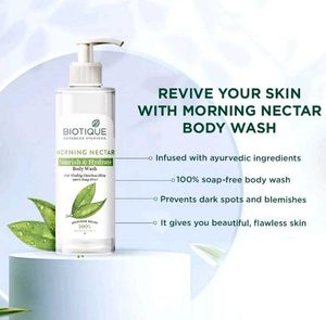 Morning nectar nourish &amp; hydrate body wash 200ml