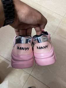 Banyy Pink Colour Shoes