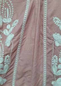 Embroidered Pink Top