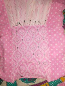 Pink &amp; White Floral Dress