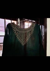 Ethnic Gown With Shrug