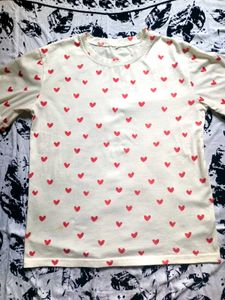 Heart Print Tee