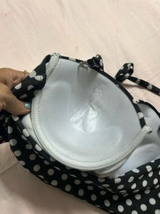 Polka Dot Bikini Top