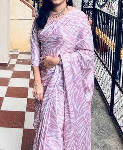 Designer Saree With Stitched Blouse