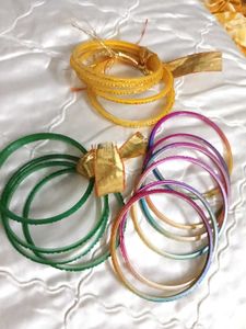 🌈Multi-colour Bangle Set
