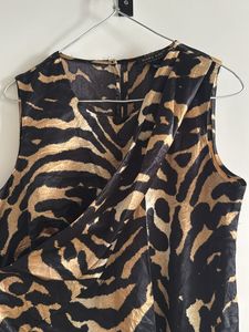 Animal Print Sleeveless Top