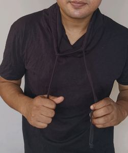 Stylish High Neck Full Black