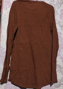 Brown Plain Tshirt