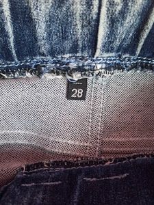 Acid Wash Denim Jeans