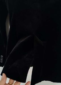 Zara Tuxedo Velvet Collar Blazer