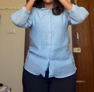 🦋Affordable !! Light Blue Shirt