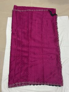 Elegant Magenta Saree