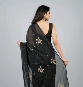 🛍️ Black Saree ⭐⭐⭐⭐⭐
