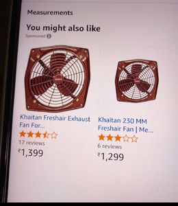 BAJAJ EXAUST FAN 5 Yes Old Used At Kitchen Upgrade