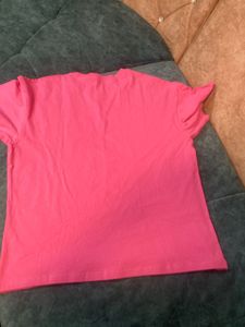 H&amp;M Pink Nirvana Tee