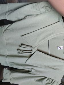 Olive Green Korean Top