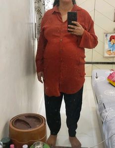 Only Wear 1 Once Pregnancy Photo Shoot Shirt Kurta