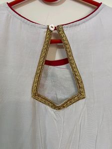 white kurti