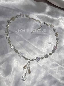 Star &amp; Pearl handmade Necklace