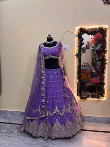 Purple Lehenga Choli