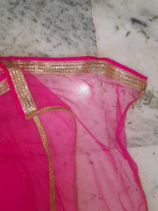 Light Pink Embroidered Anarkali Kurta Suit