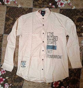 Cotton Silver Pink Shirt